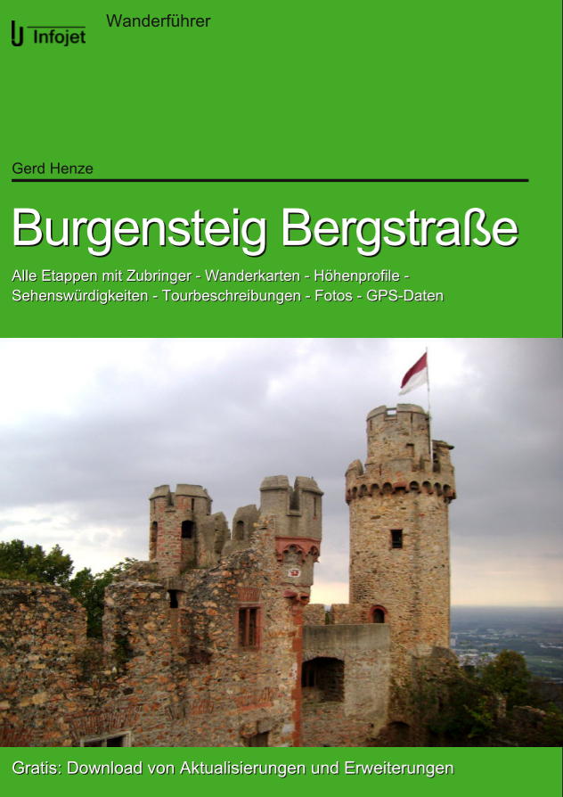 Burgen, Türme, malerische Altstädte, grandiose Fernsichten und reizvolle Odenwald-Landschaften entdeckt der Wanderer auf dem Burgensteig Bergstraße.